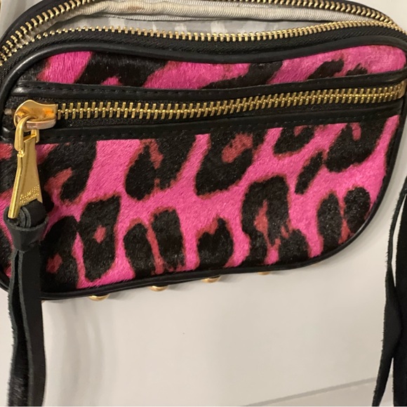 Aimee Kestenberg Handbags - Aimee Kestenberg Pink and Black Crossbody Bag